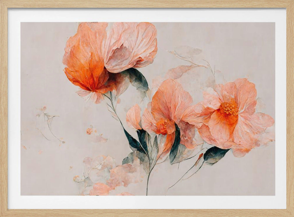 Delicate Floral Dreams | Poster