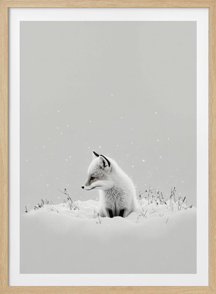 Winter Fox's Gaze | Poster