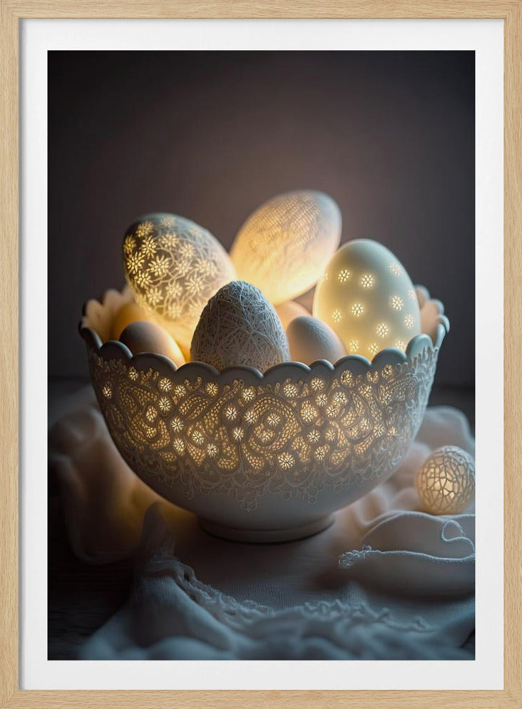 Radiant Egg Elegance | Poster