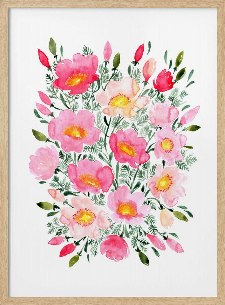 Winterlynn bouquet in pink | Poster