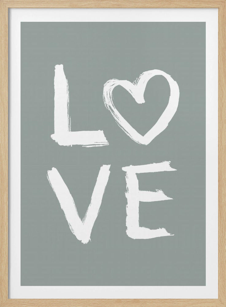LOVE Toothy Green | Poster