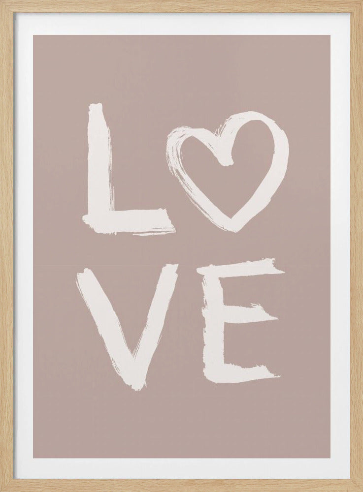 LOVE Toothy Pink | Poster