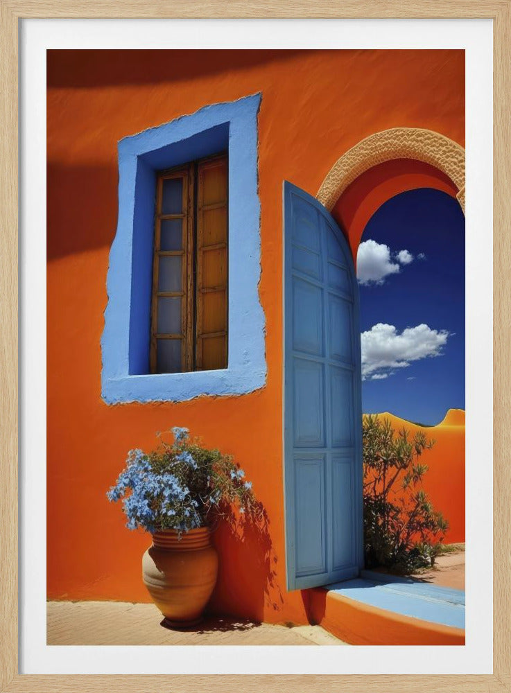 Vibrant Doorway Vista | Poster