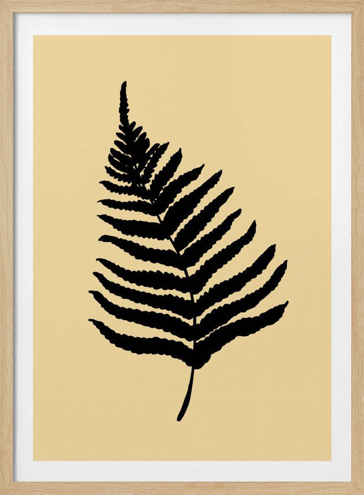 Fern 02 Yellow | Poster