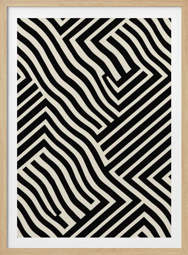 Zebra Maze | Poster