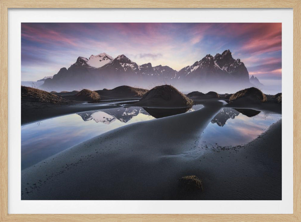 Glowing Vestrahorn | Poster