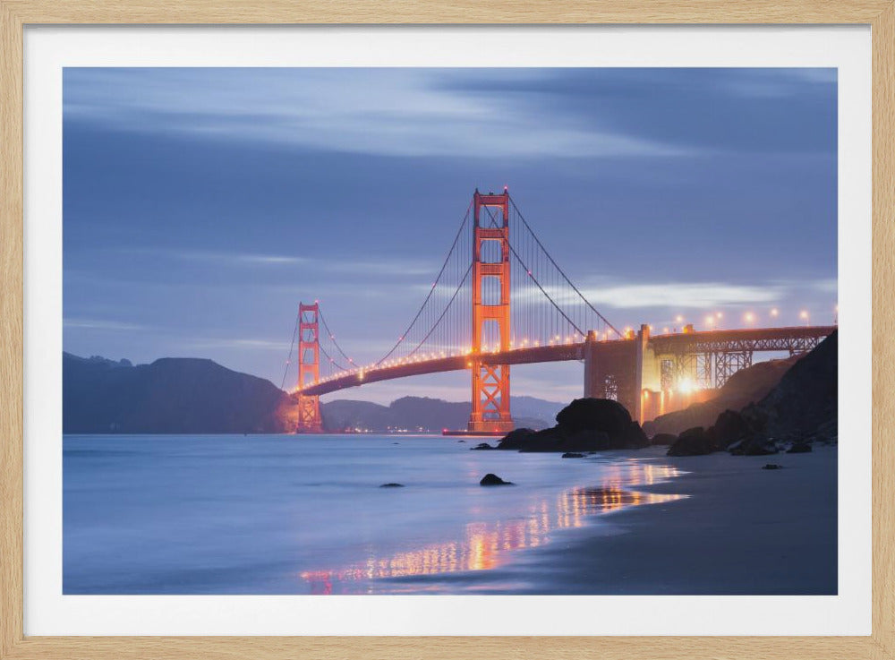 Golden Gate Twilight | Poster