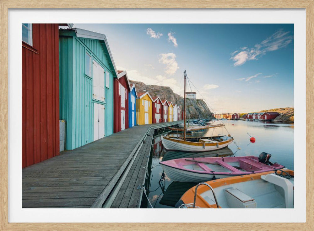 Colored Harbour | Poster