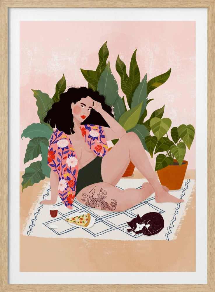 Sunday pizza | Poster