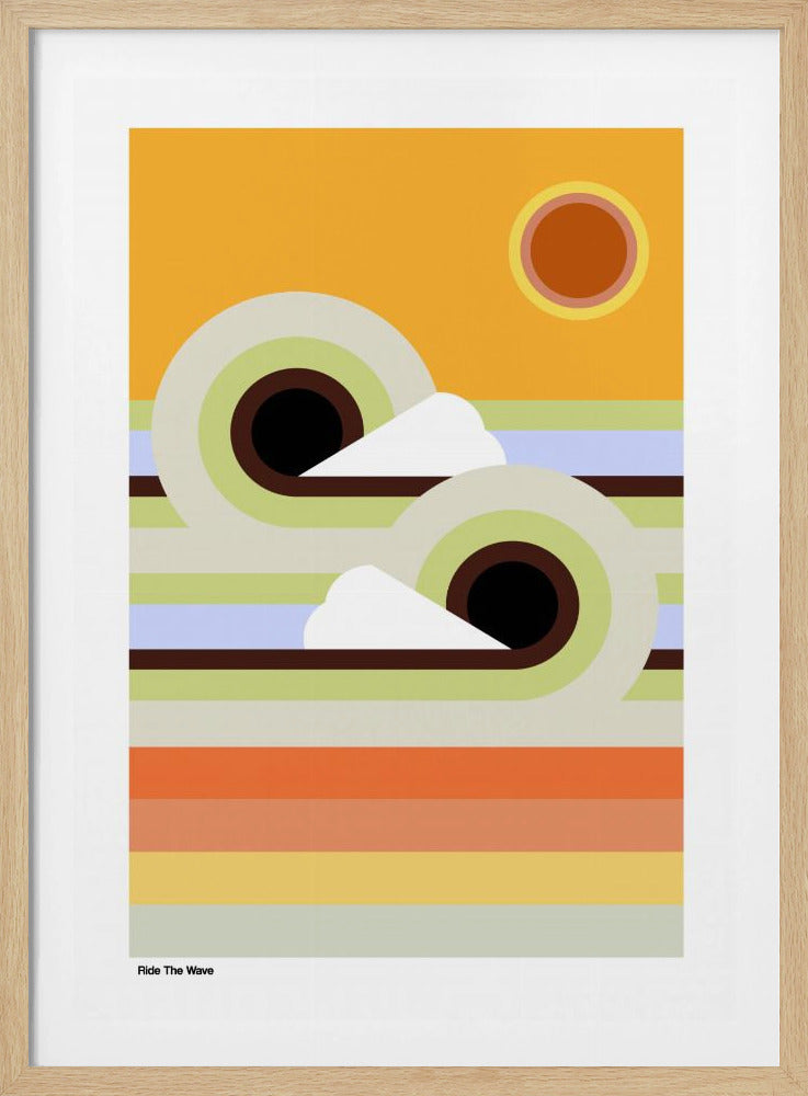 Ride The Wave Sunrise | Poster