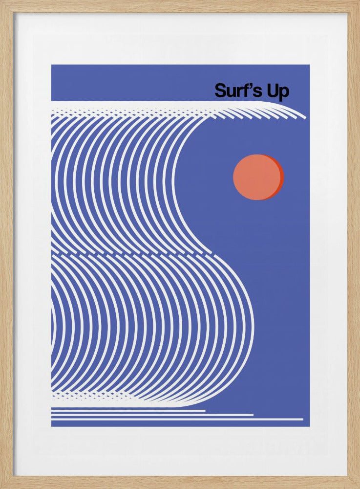 Surf's Up Blue | Poster