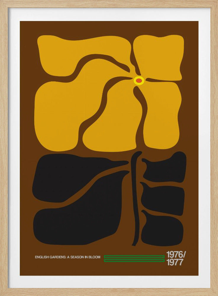 English Gardens Brown | Poster
