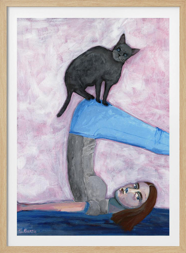 Yoga with my Cat | Poster