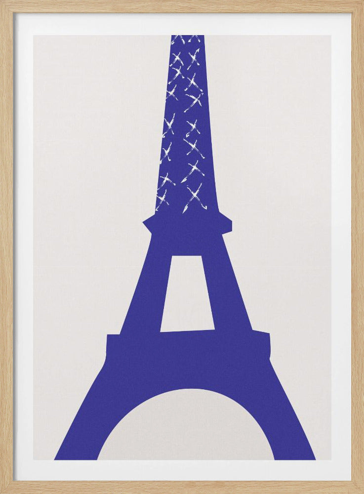 Eiffel Bleu | Poster