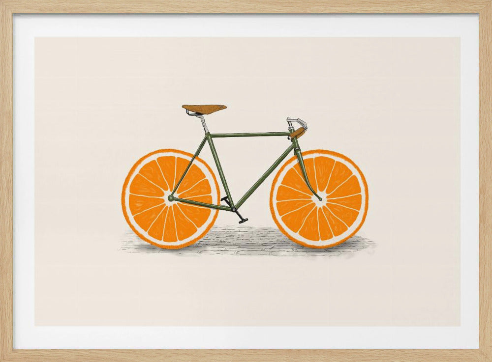 Orange Wheels | Poster