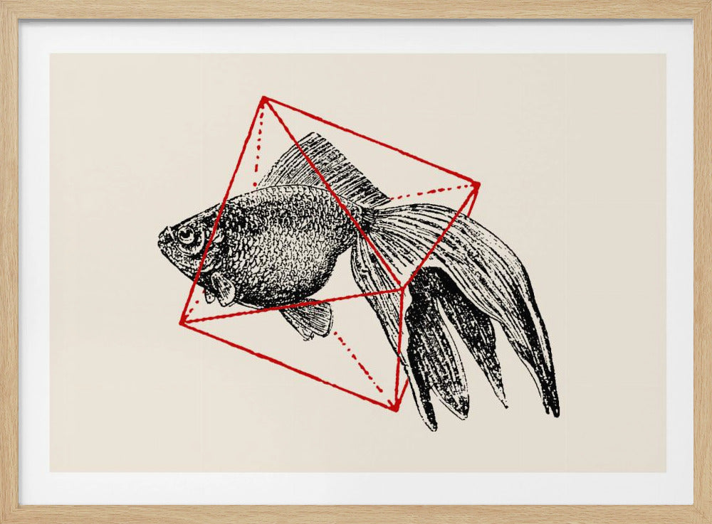 Fish In Geometrics Nº3 | Poster