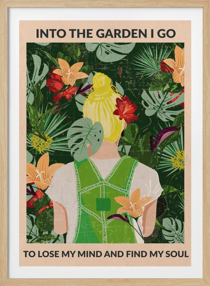 Into the Garden (blonde) | Poster