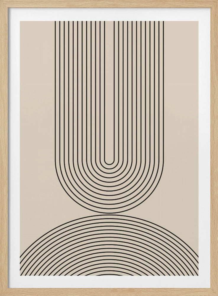 Black Line Art | Poster