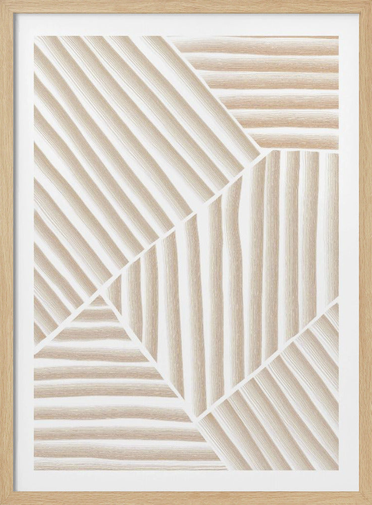 Beige Line Art | Poster