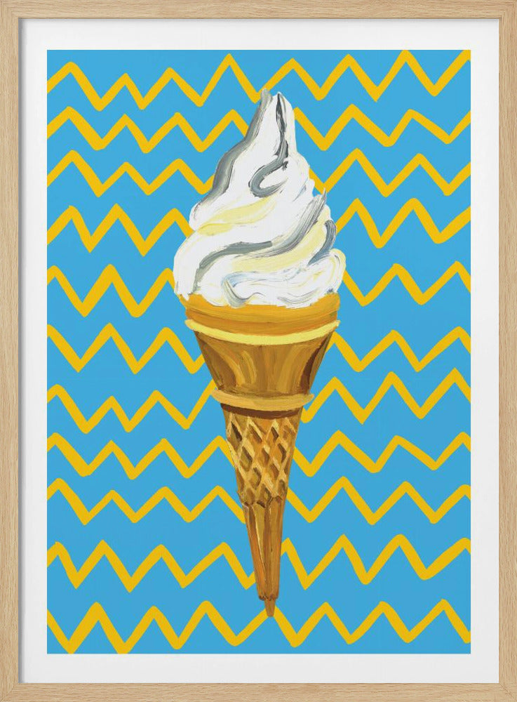 Ice Cream Blue | Poster