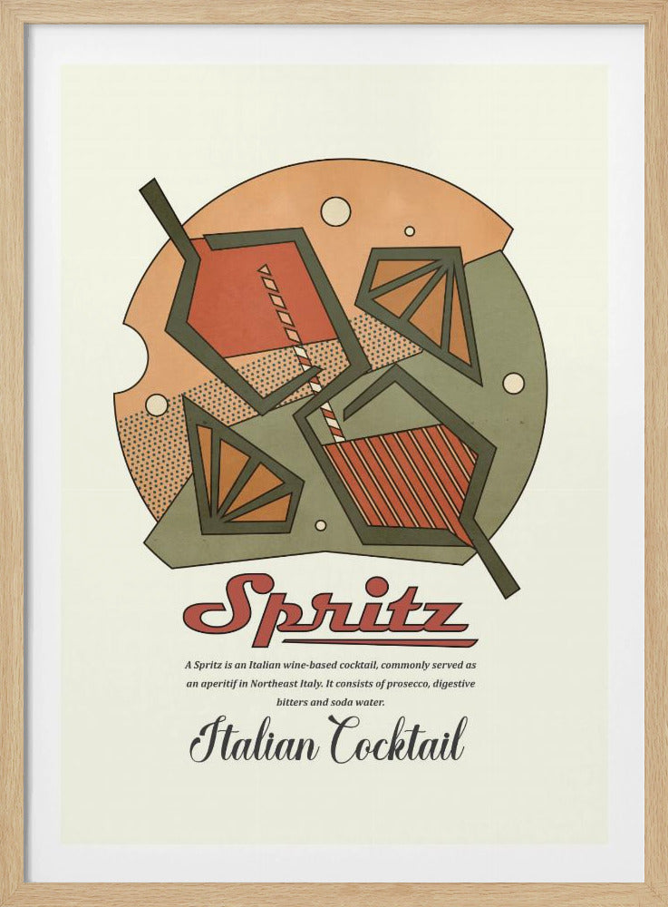 Geometrical spritz print | Poster