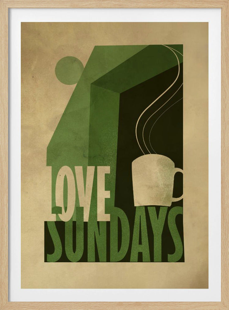Love Sunday print | Poster