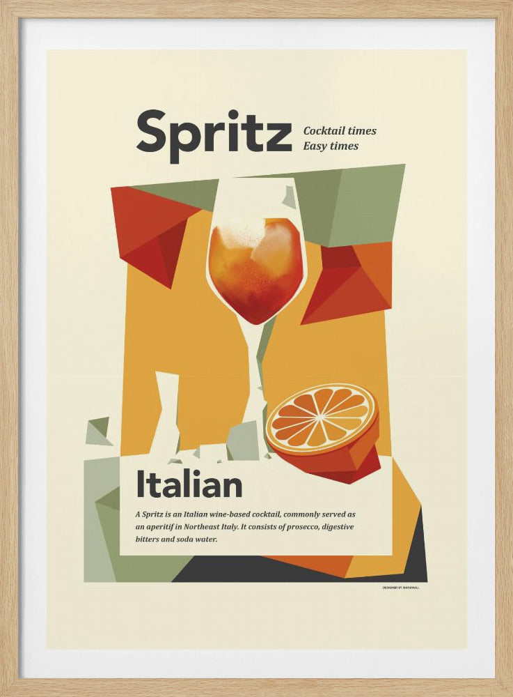 Aperol spritz print | Poster