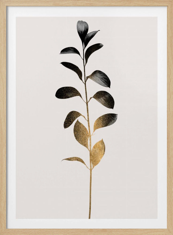 Monochromatica No.9 Dark Gold | Poster