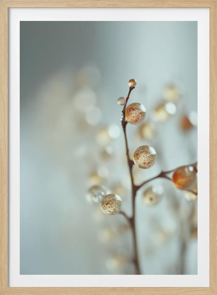 Glowing Dew Drops | Poster