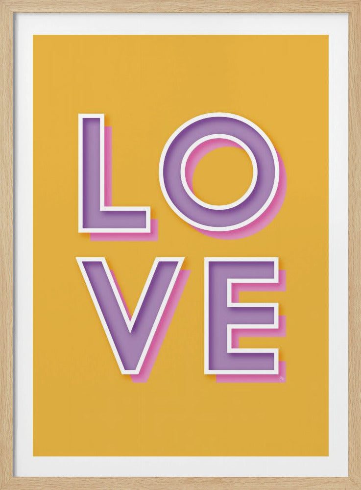 Bold Love Typography | Poster