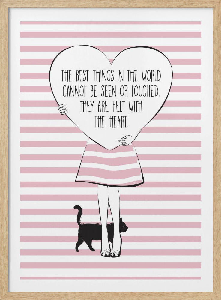 Heartfelt Stripes | Poster