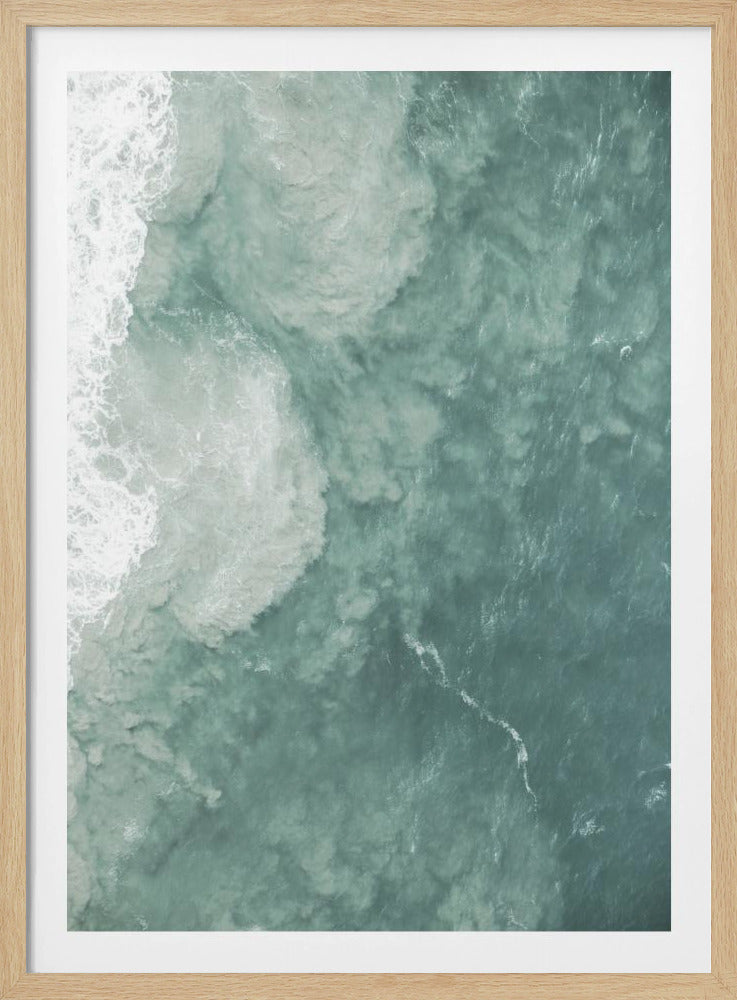 Ocean's Gentle Swirl | Poster