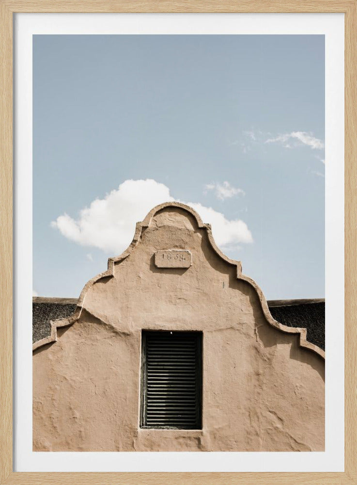 Vintage Gable With An Arched Window | Poster
