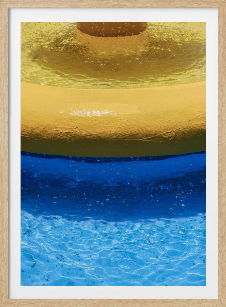 Yellow And Blue Bands | Poster