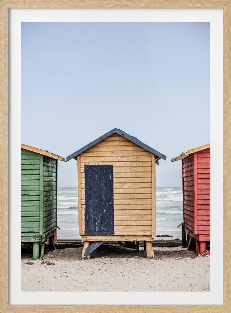 Colorful Beach Huts | Poster