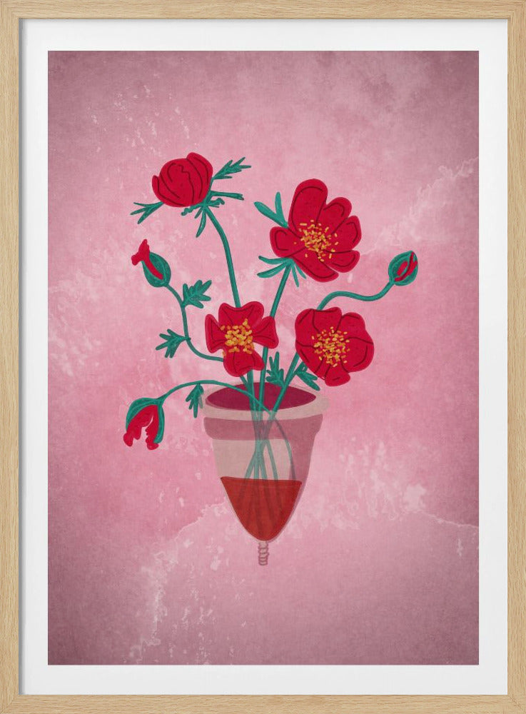 Cup of flowers | Poster