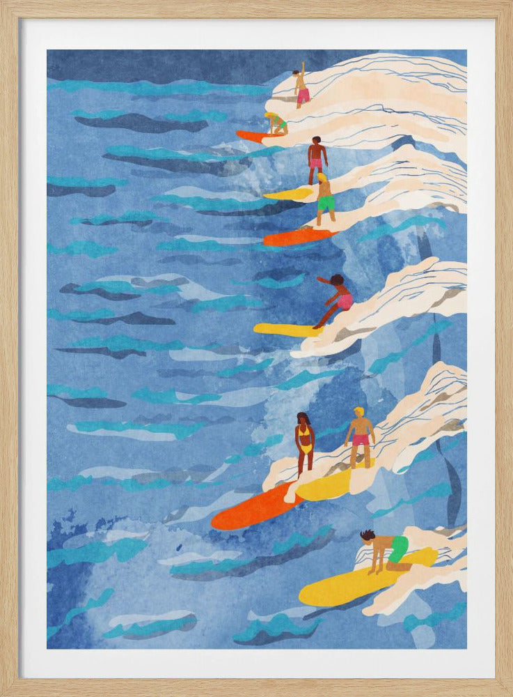 chilled surfing | Poster