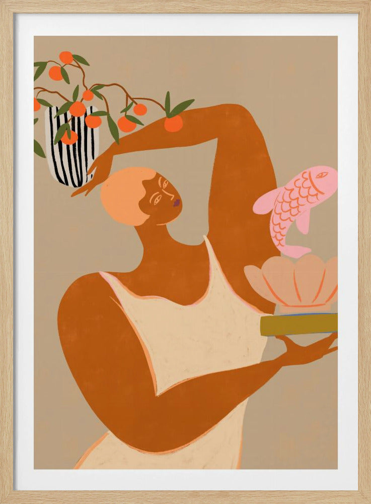 Fish And Oranges | Poster