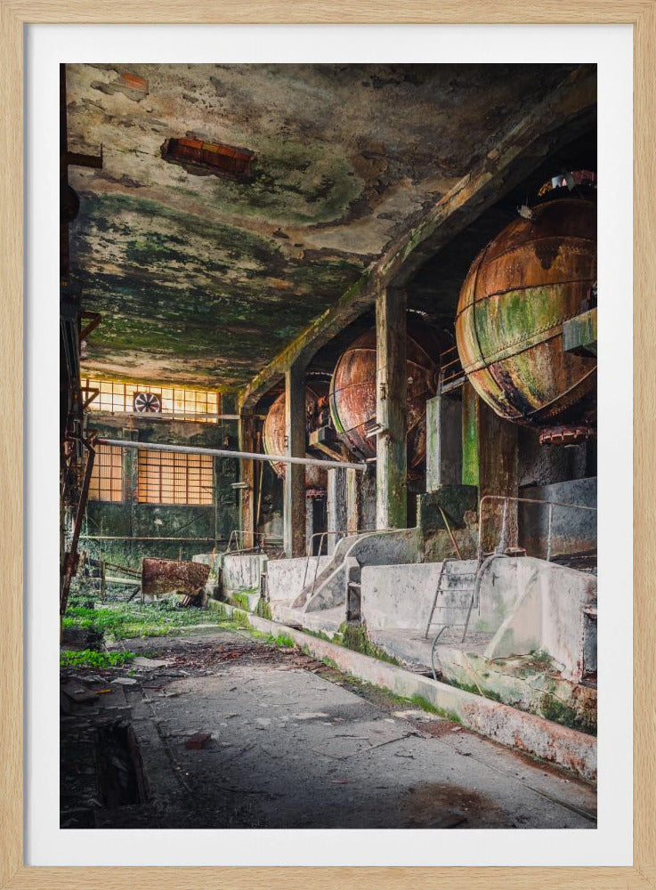 Rusty Industrial Balls | Poster