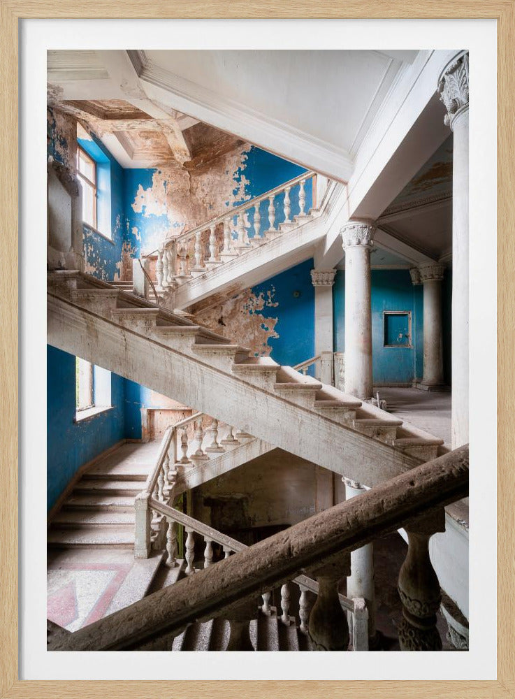 Blue Staircase | Poster