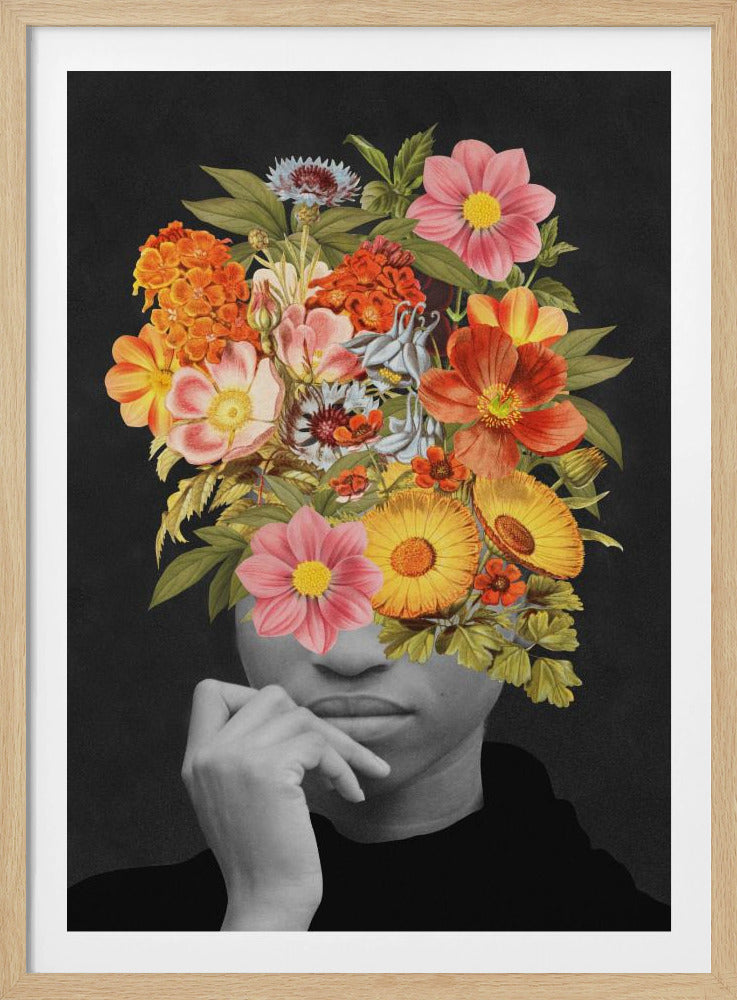 Colourful Vintage Bouquet | Poster
