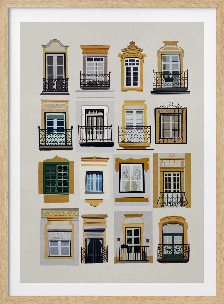 Windows of Lisbon | Poster