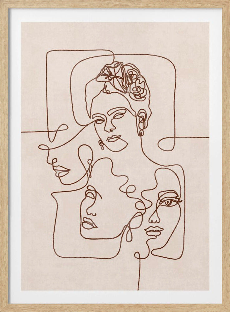 Entwined Faces | Poster