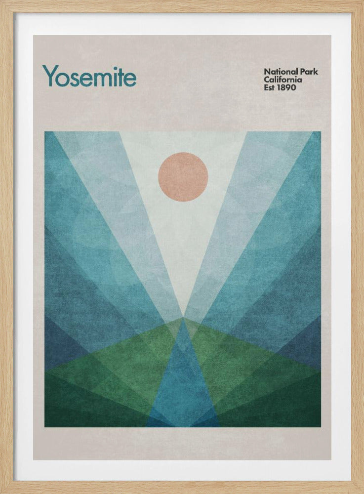 Geometric Sunrise | Poster