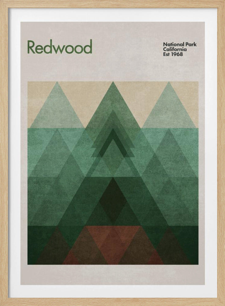 Triangular Redwood | Poster