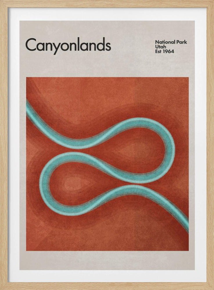 Winding River Paths | Poster