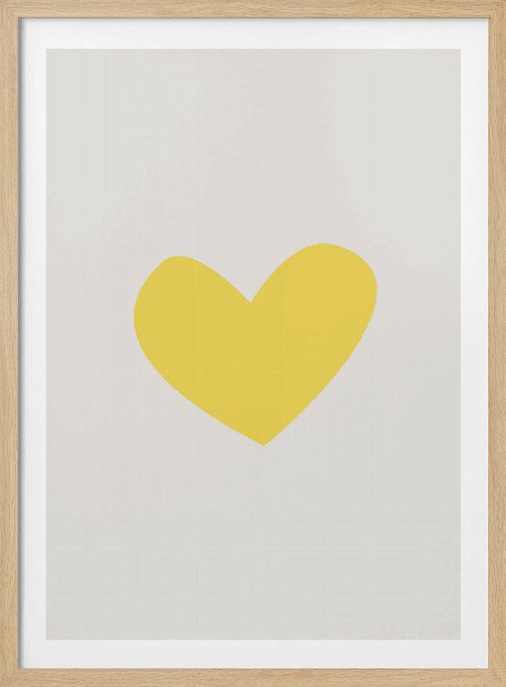 Heart Yellow | Poster