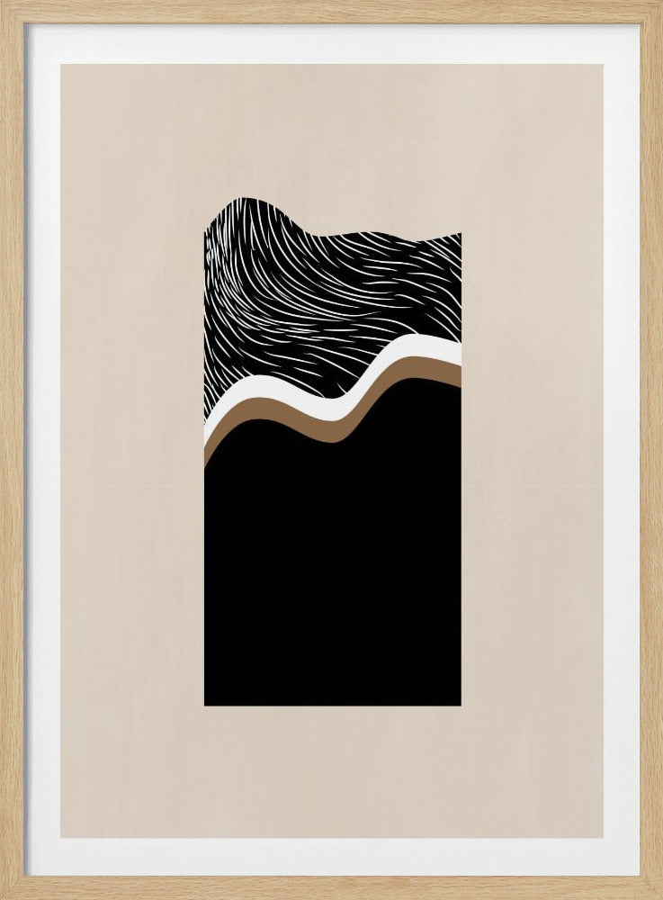 Monochrome Waves | Poster