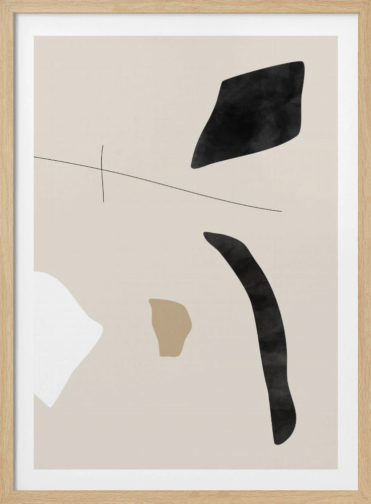 Graphic Shapes and Lines Poster | Poster