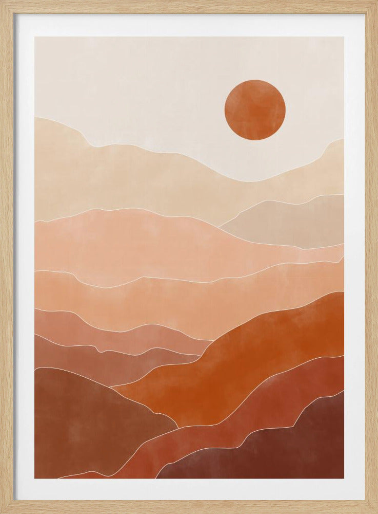 Desert Sun Rise | Poster